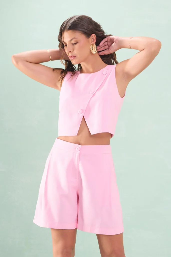 Bermuda Com Prega Alfaiataria