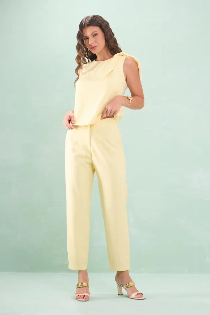 Calça Detalhe Pence Alfaiataria