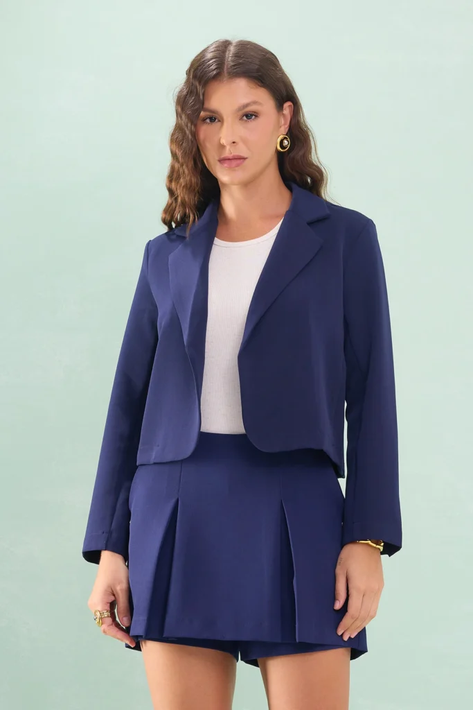 Blazer Semi Cropped Alfaiataria