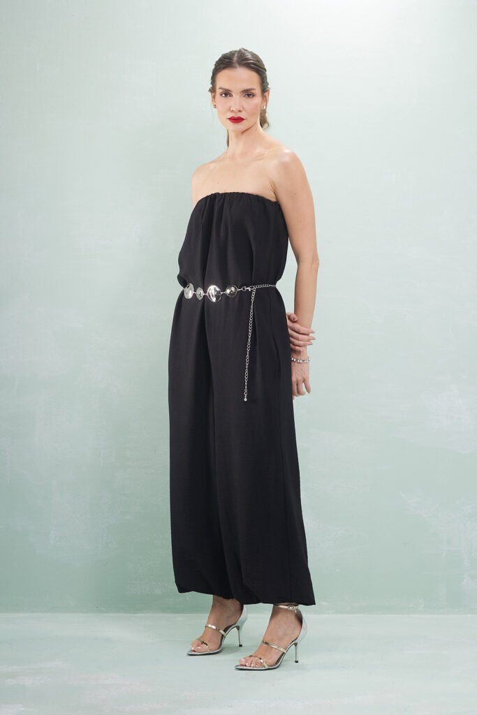 Macacão Aladdin Sem Alça Viscose Mista